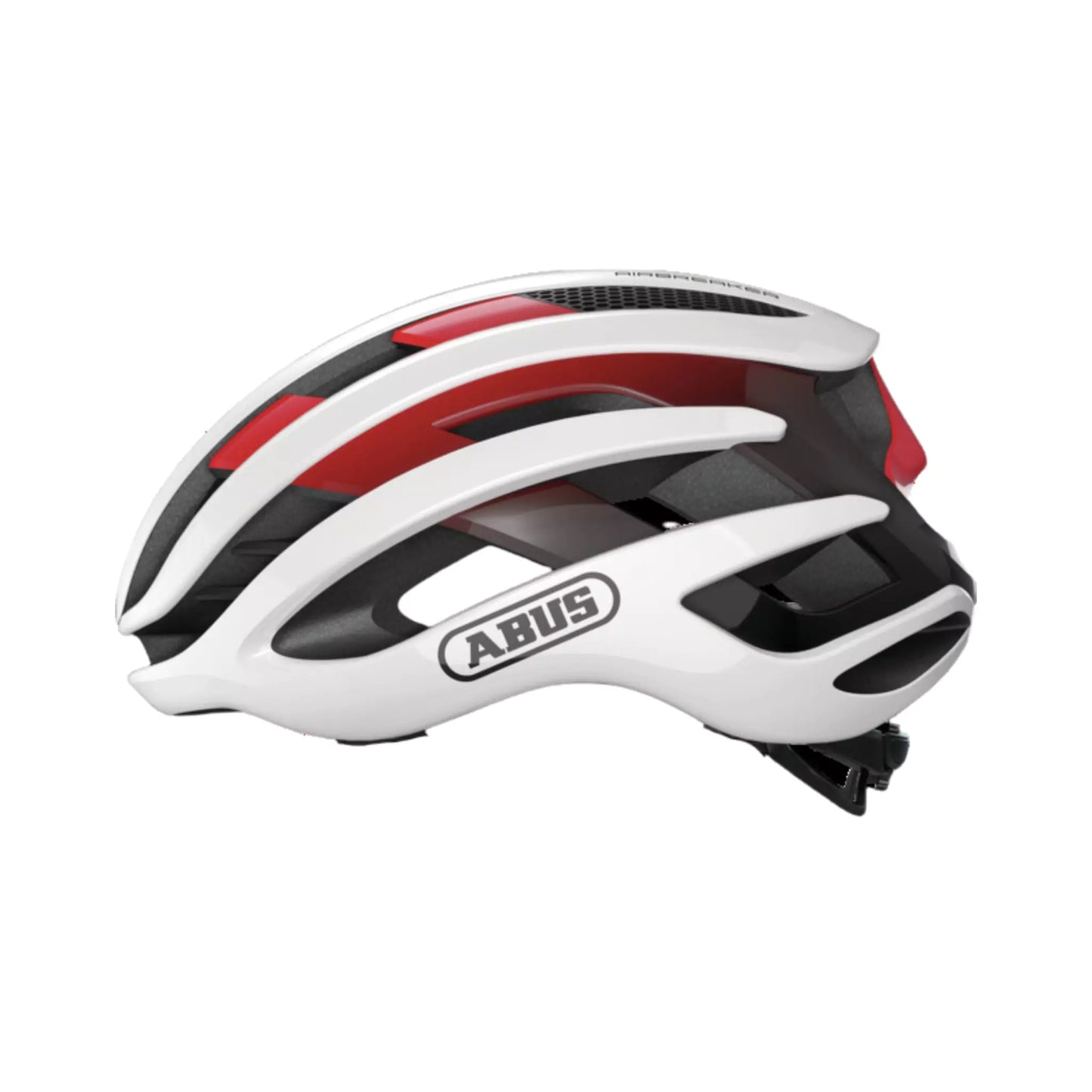 Cascos de bicicleta Abus Airbreaker Blanco Rojo Small