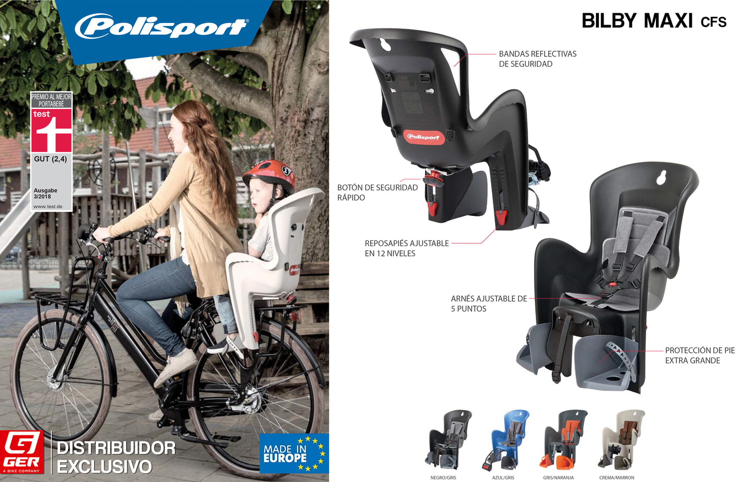 PORTABEBE POLISPORT BILBY MAXI CFS