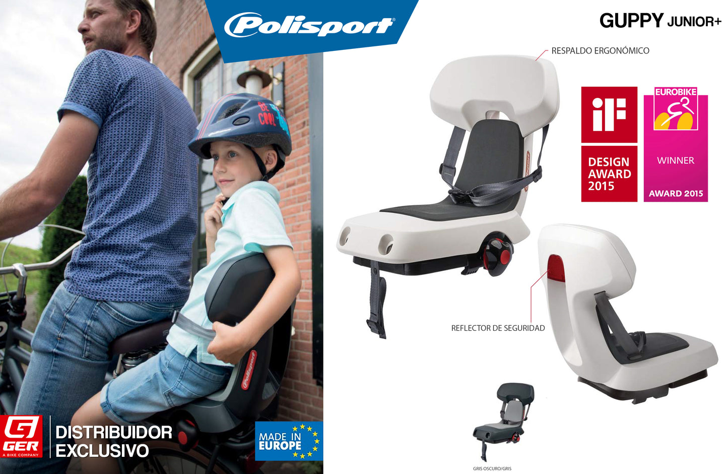 PORTABEBE POLISPORT GUPPY JUNIOR