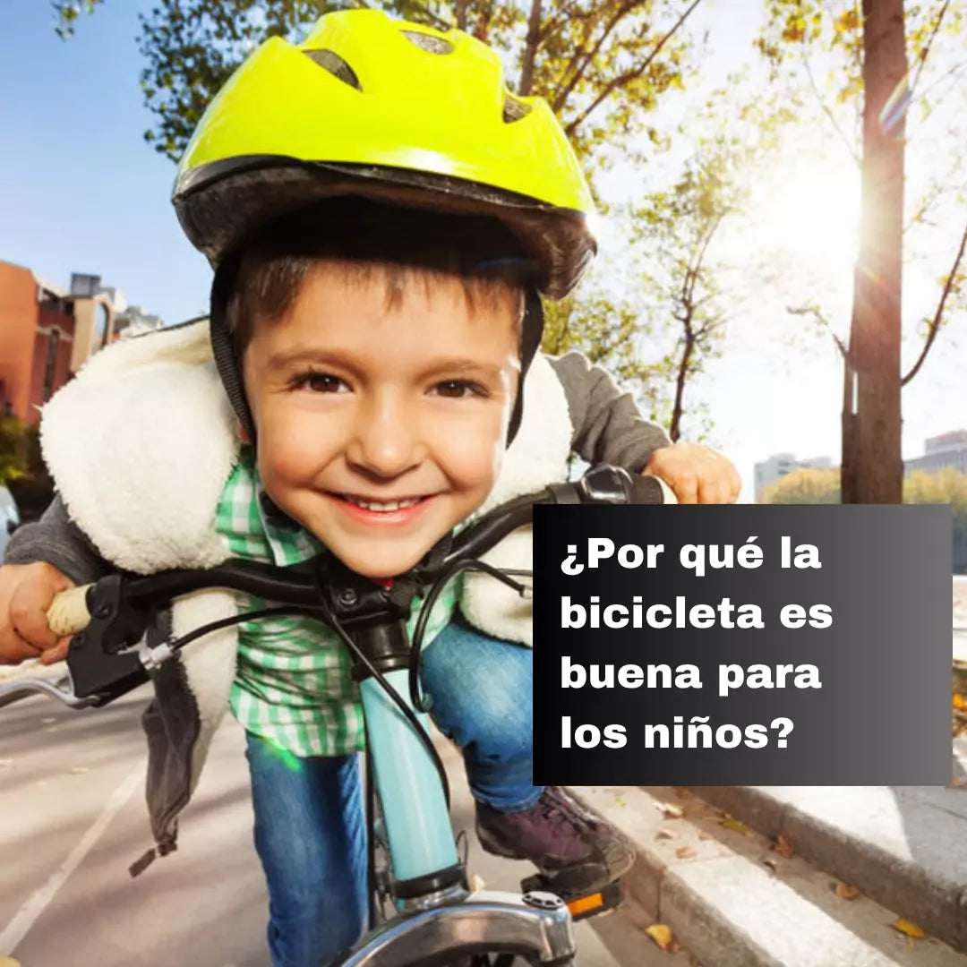 ¿Por qué la bicicleta es buena para los niños?