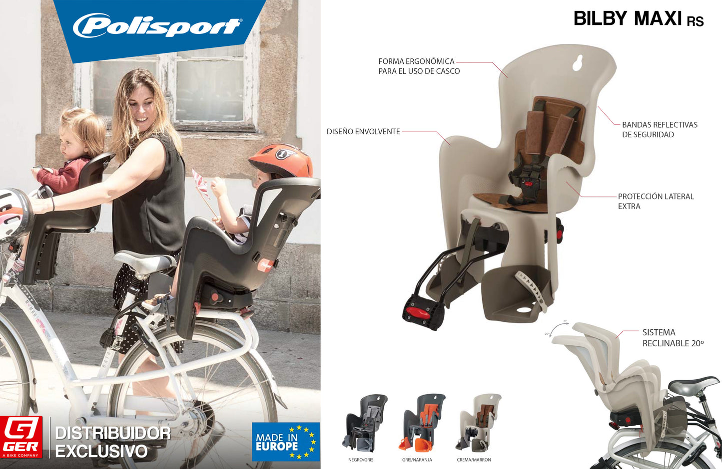 PORTABEBE POLISPORT BILBY MAXI RS